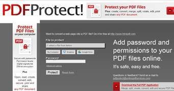 protéger un PDF avec un mot de passe