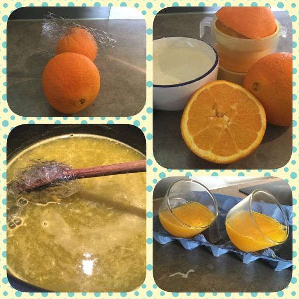 Verrines chocolat-orange