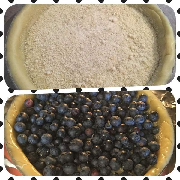 Tarte aux myrtilles Alsacienne