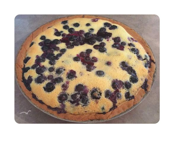 Tarte aux myrtilles Alsacienne