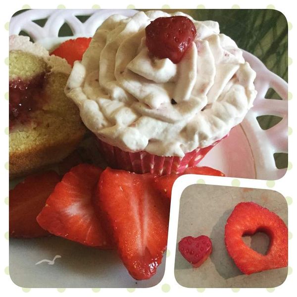 Muffins Coeur de fraise