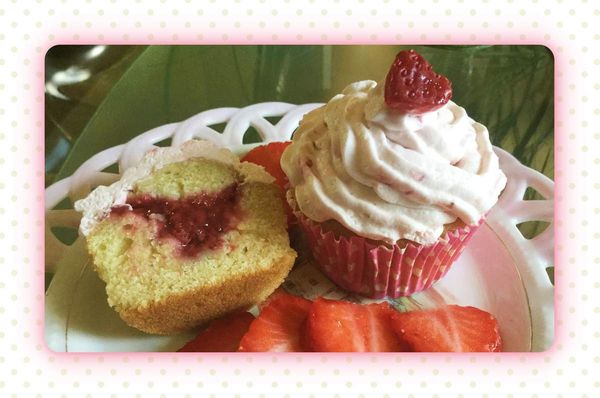 Muffins Coeur de fraise