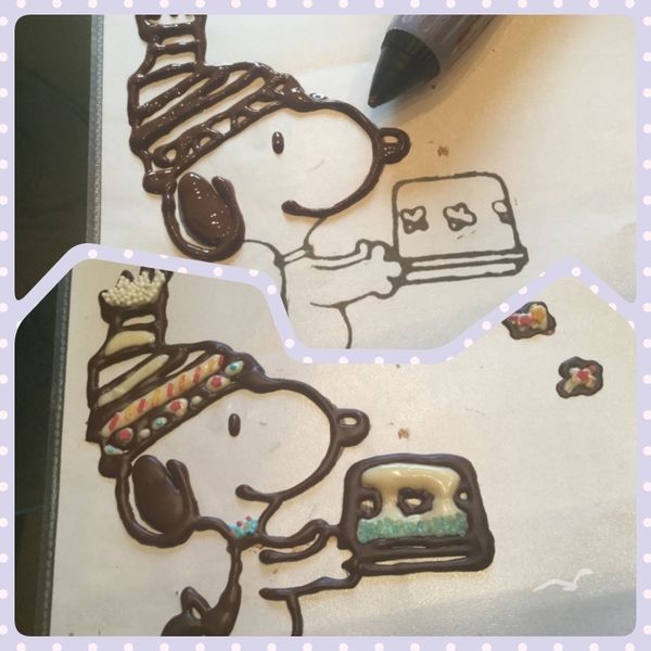 Décorations en chocolat