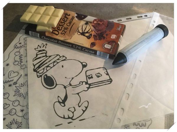 Décorations en chocolat