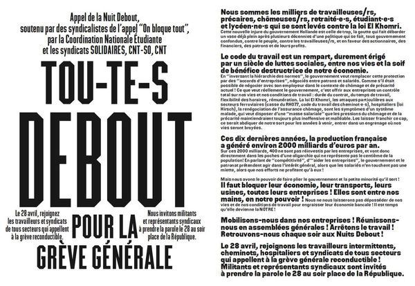 #NuitDebout