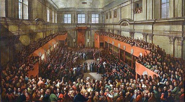l'adoption de la constitution du 3 mai par Casimir Wojniakowski 1806