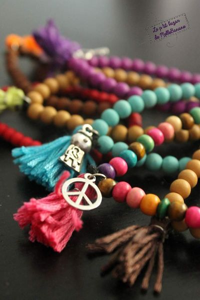 Bijoux en "bois" pour l'été