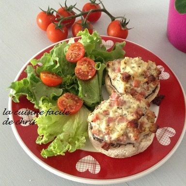 champignons farcis