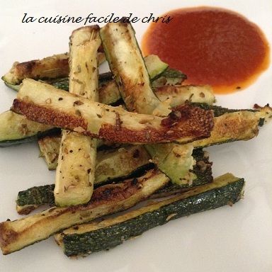 Frites de courgettes aux fines herbes