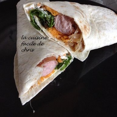 Wrap saucisse