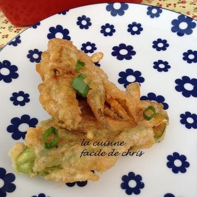 Fleurs de courgettes farcies