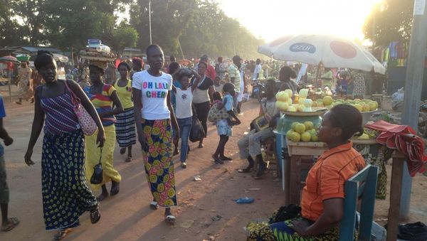 marché combattant à Bangui
