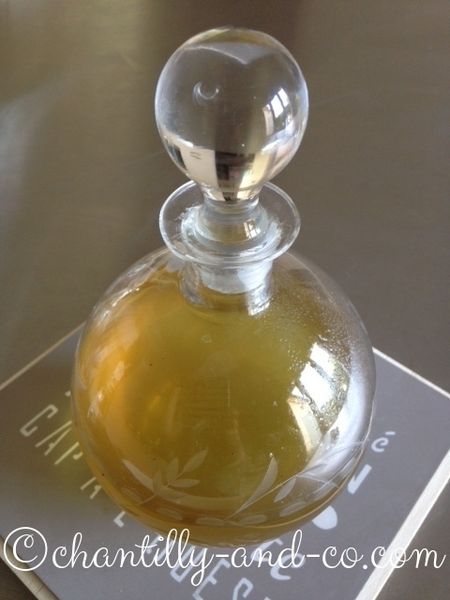 Sirop de menthe du jardin