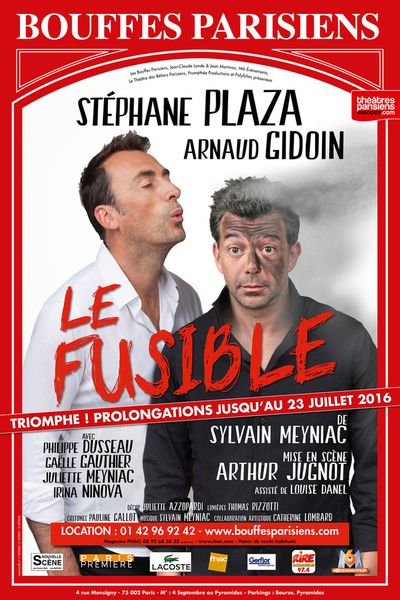 Le Fusible au Théâtre des Bouffes Parisiens avec Stéphane Plaza et Arnaud Gidoin !
