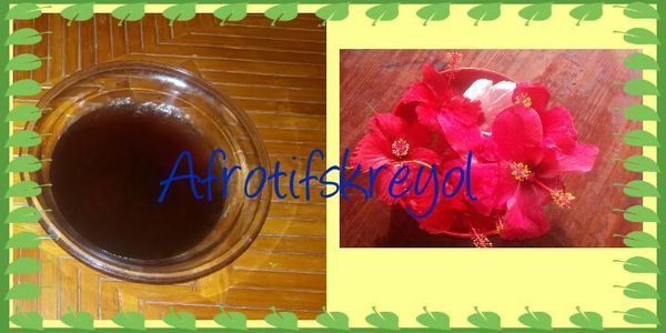 Lotion de rinçage à l'hibiscus