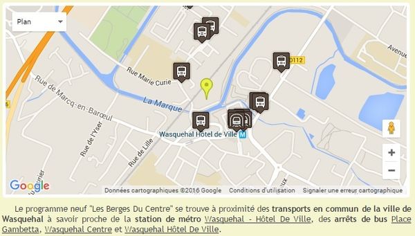 Wasquehal (59290) - Les Berges Du Centre