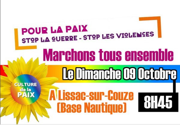 Arbre de la Paix à Tulle, Trail et Marches de la Paix: le programme de la semaine du Mouvement de la Paix de Corrèze