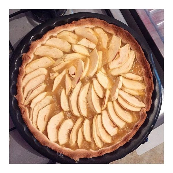 Tarte au pomme express.