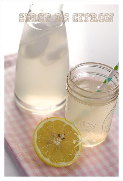 Sirop de citron maison au thermomix
