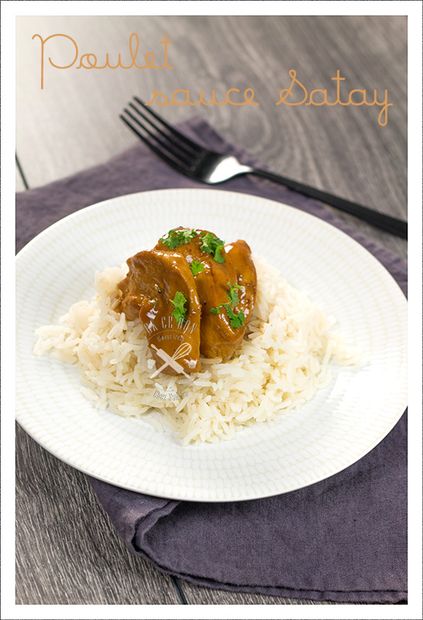 Poulet sauce satay