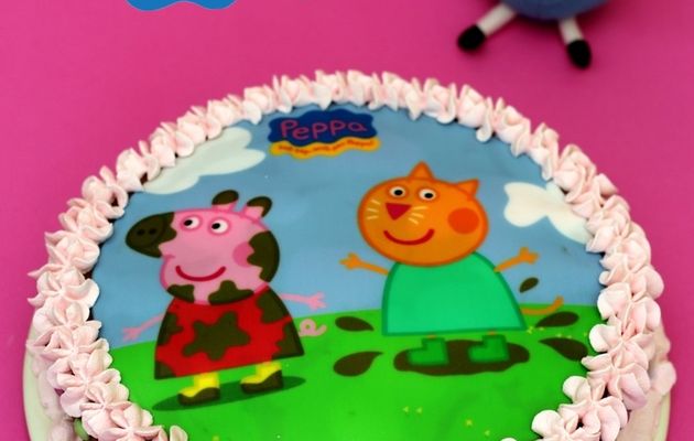 Gâteau d\u0027anniversaire au chocolat Peppa Pig