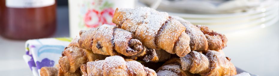 Spelt Rugelach with Homemade Plum Jam
