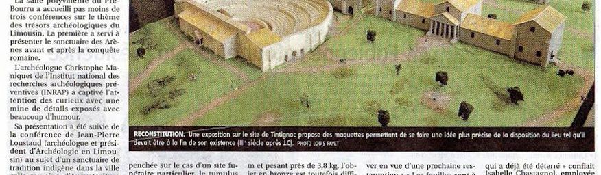 Pèlerinage à Tintignac le 11 octobre 2015 : les dieux gaulois étaient heureux.