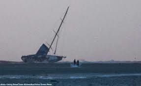 Echouage sur la Volvo Race - Team Vestas