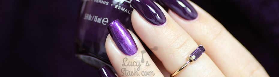 Dark purples on my nails with SpaRitual polishes!