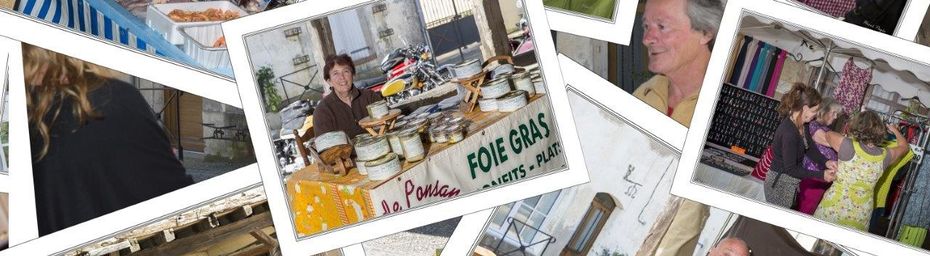 Marché du dimanche à Bassoues...