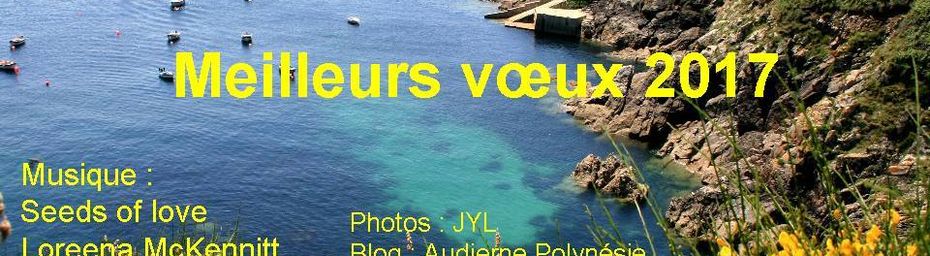 Meilleurs voeux 2017 à tous