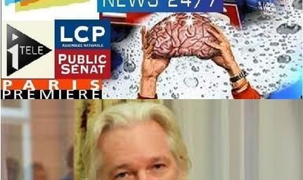 Balle à Julian Assange