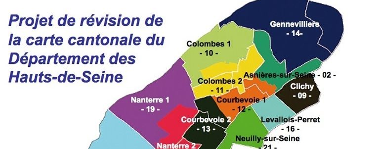 Colombes : redécoupage des cantons