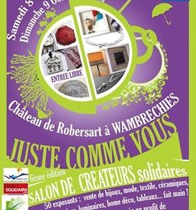salon des créateurs solidaires juste comme vous