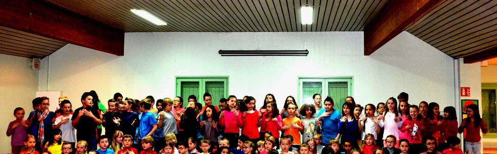 Toute l’école a chanté
