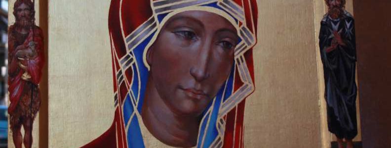 A Nice (06), les Chevaliers ont offert une oeuvre d'art, réplique de la Vierge de Philerme