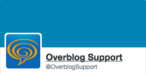 Le support d'Overblog est désormais sur Twitter !
