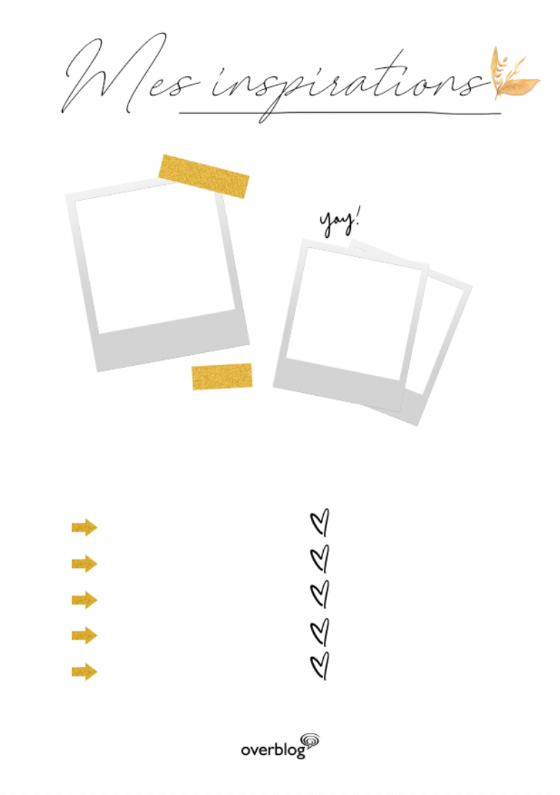 4 - Mes inspirations