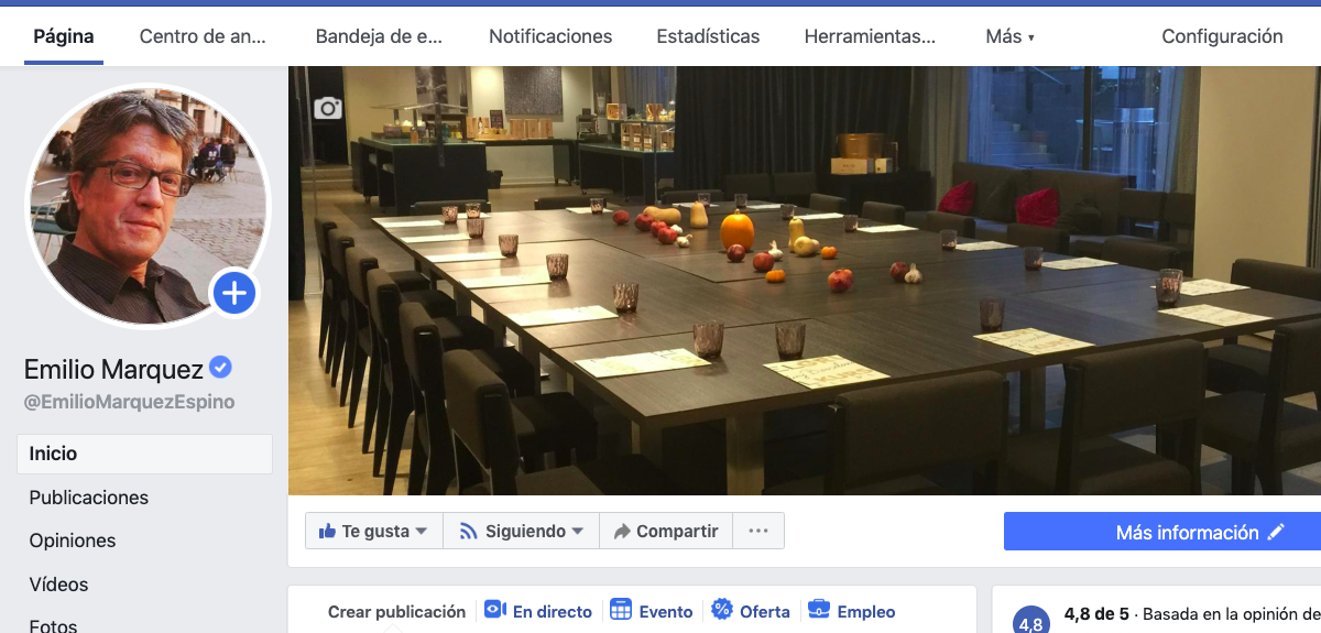 Conseguida insignia azul de página verificada en Facebook