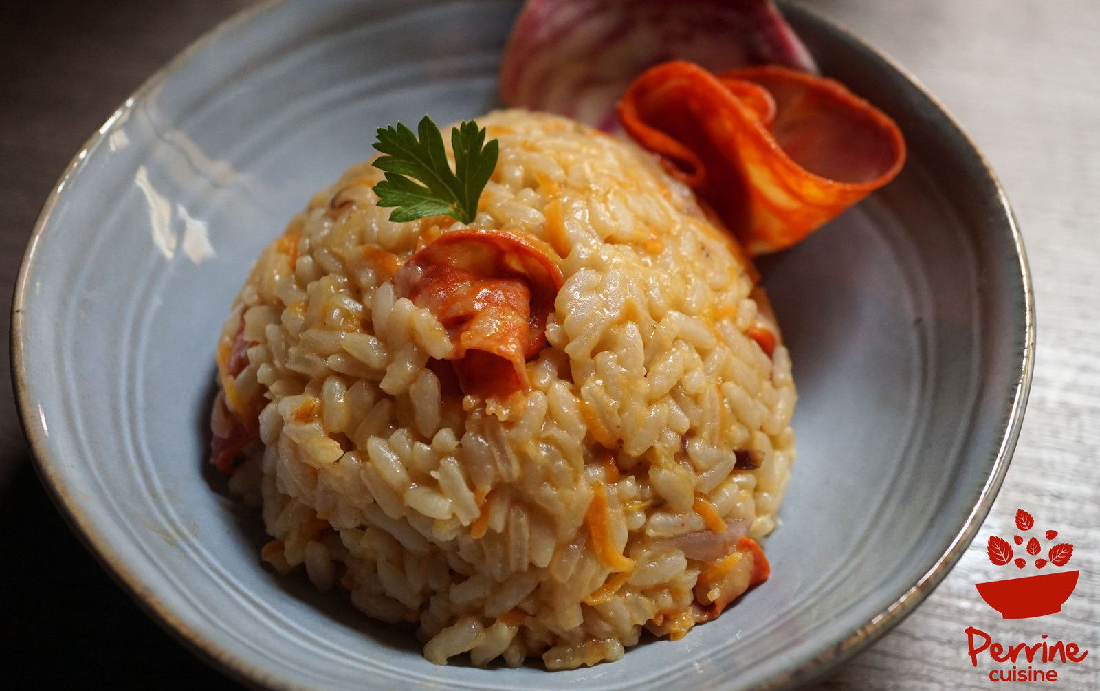 Risotto chorizo Perrine Cuisine