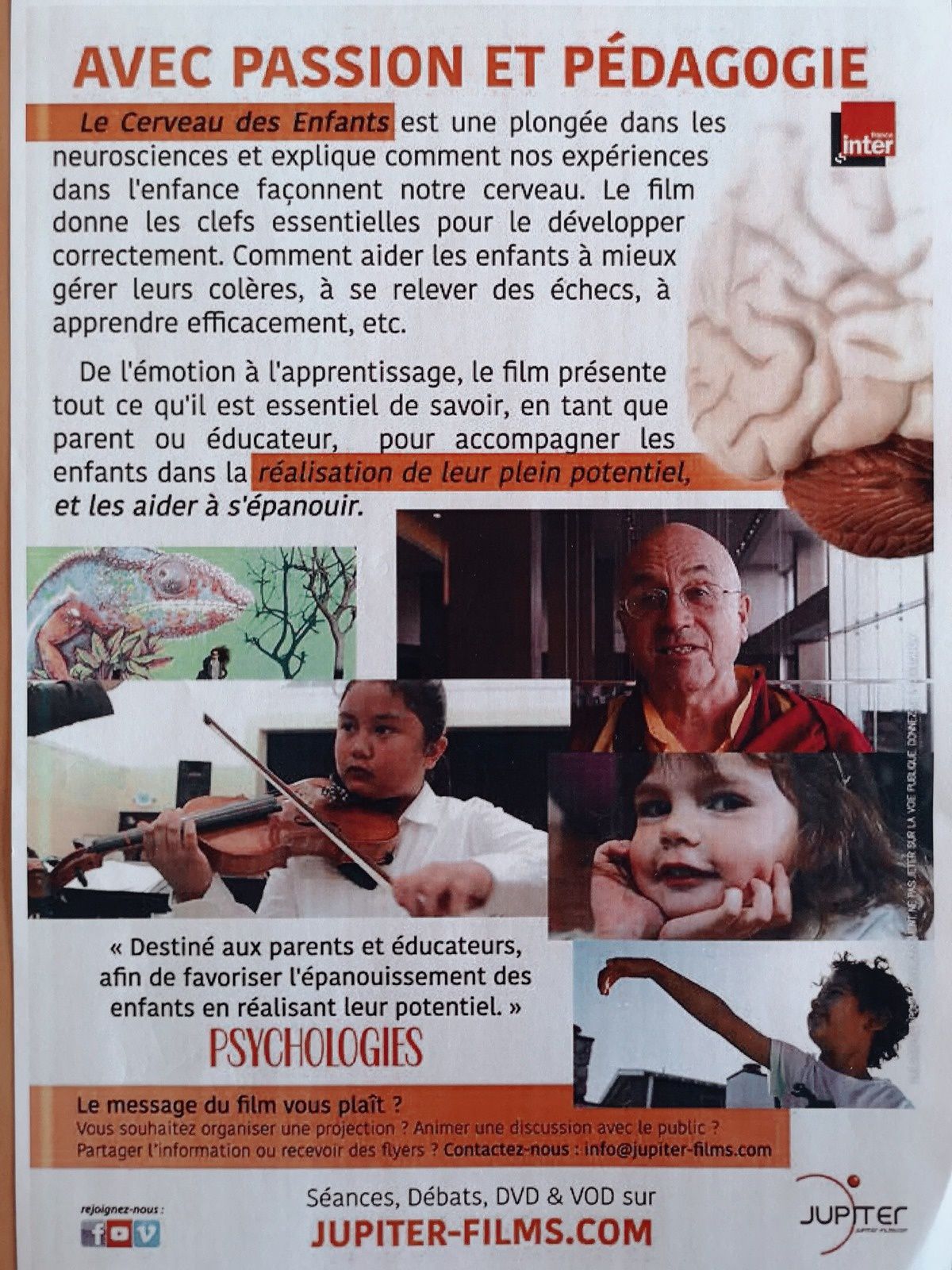 Film : Le cerveau des enfants, à Brioude le 7 mars ! - RPE (Relais Petite  Enfance) API Issoire