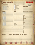 Savage Worlds Lankhmar Character Sheet