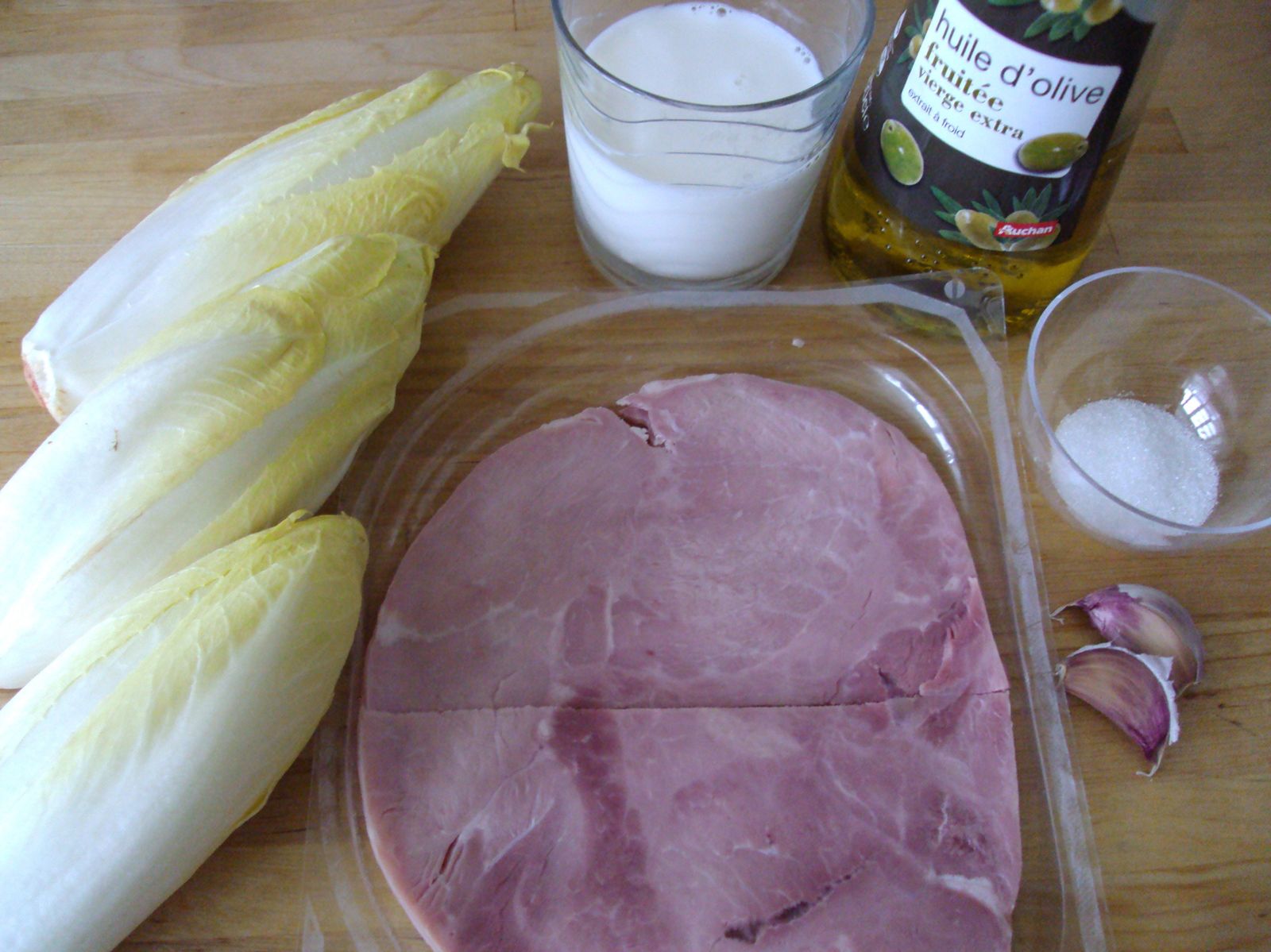 Endives au jambon sans béchamel - Recettes pour se régaler