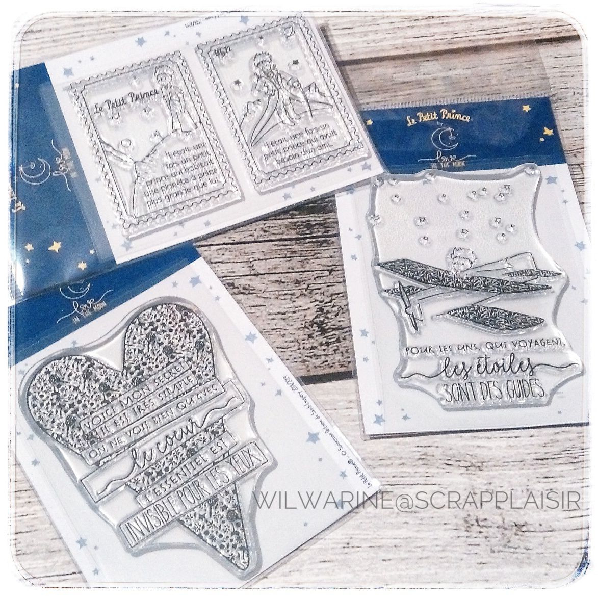 tampons Le Petit Prince de chez Scrap Plaisir