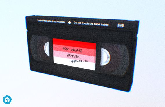 Une VHS sur Sketchfab | CG Groovy