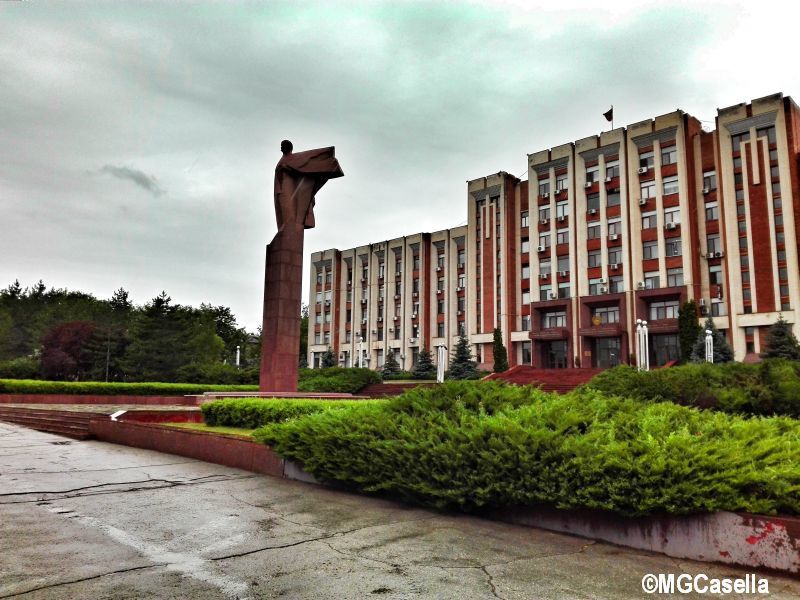 La statua di Lenin a Tiraspol