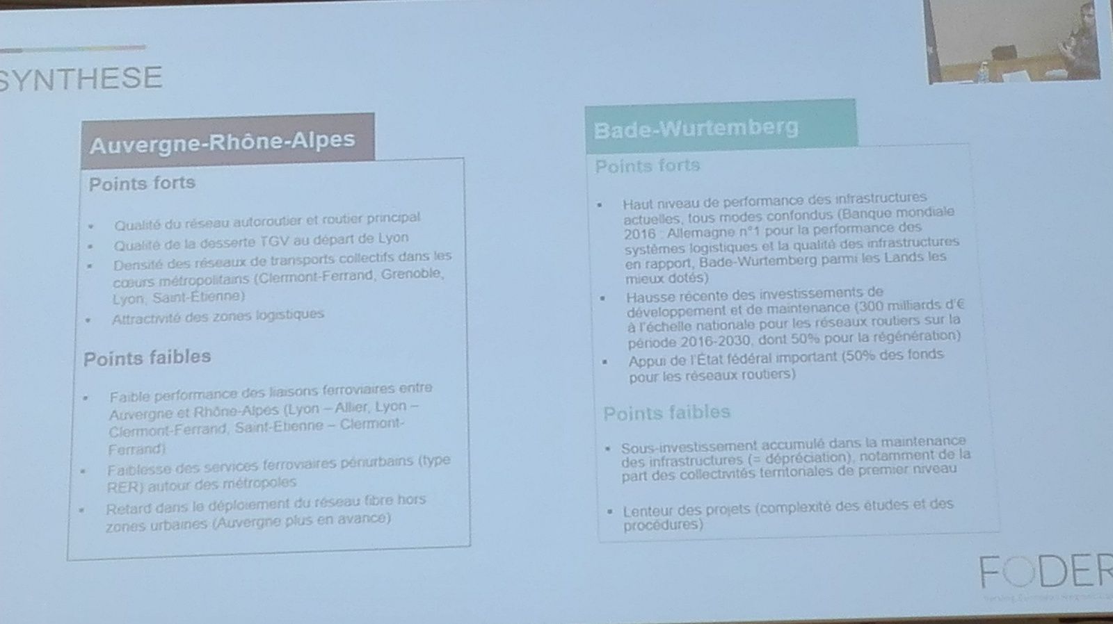 La dynamique des régions en Europe - Plénière de l'association FODERE
