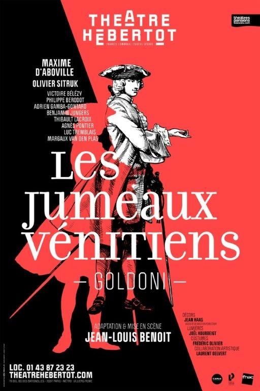 recommandé par The Concept Book a noter dans votre carnet personnalisé, les jumeaux vénitiens au théâtre Hébertot.