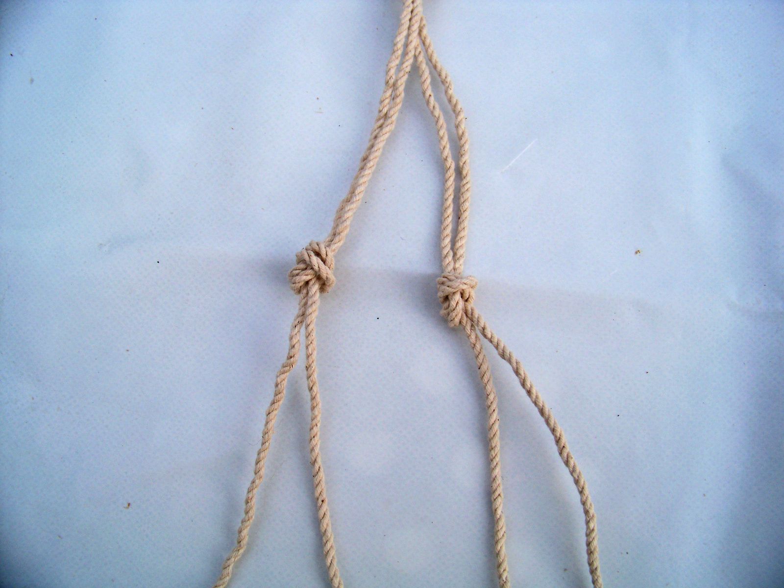La suspension bois et corde