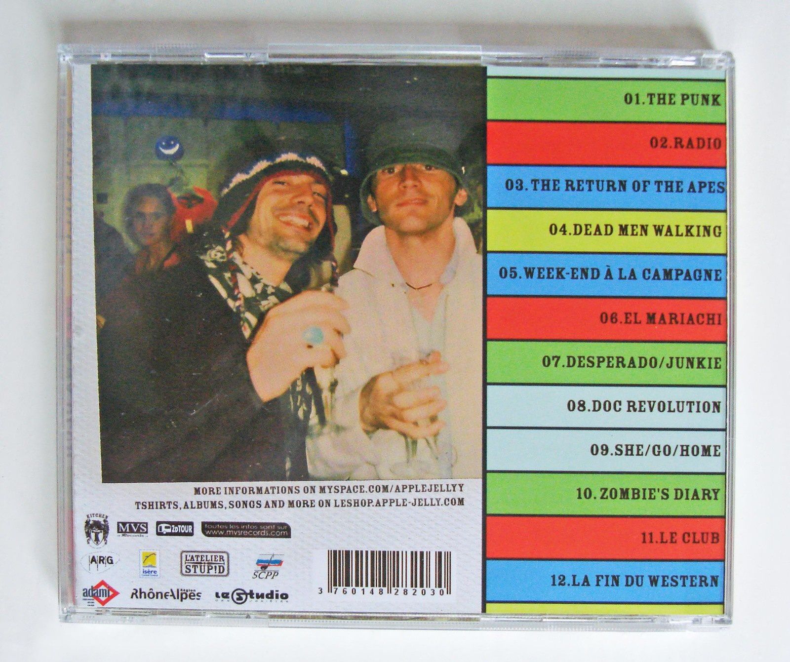 CD Apple Jelly &quot;Na na na club&quot; Mvs Records 2008